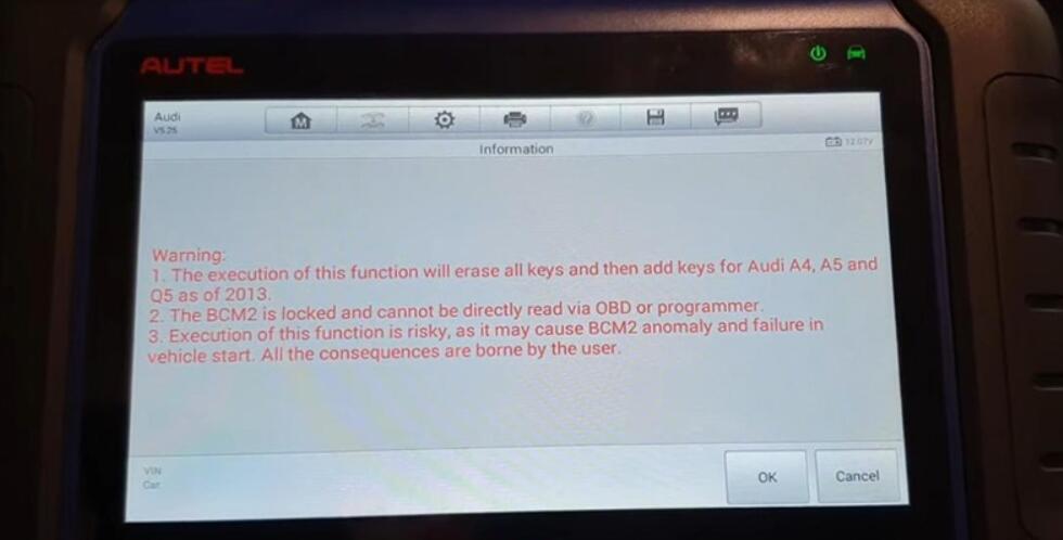 How-to-read-encrypted-Audi-BCM-using-Autel-IM508-2